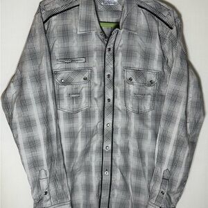 7 Diamonds snap button shirt • Men’s XL